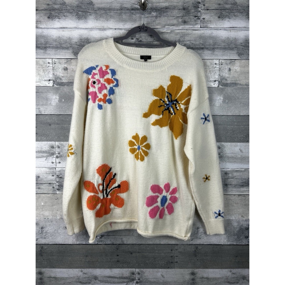 Debut Women's M/L Floral Sweater
